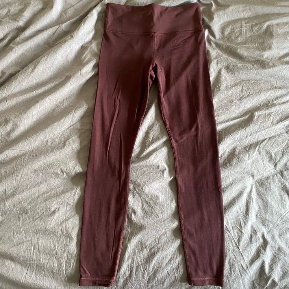 Athleta maroon elation right size small
